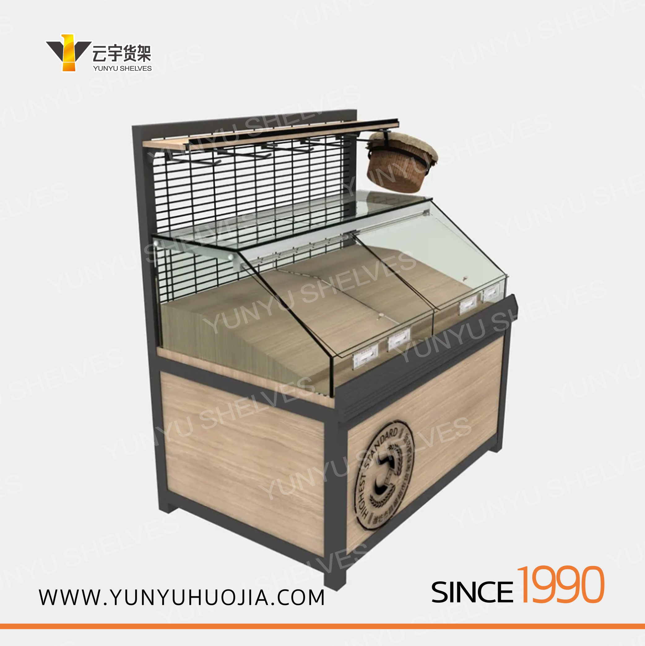 YYD-122 精品超市干貨展示架