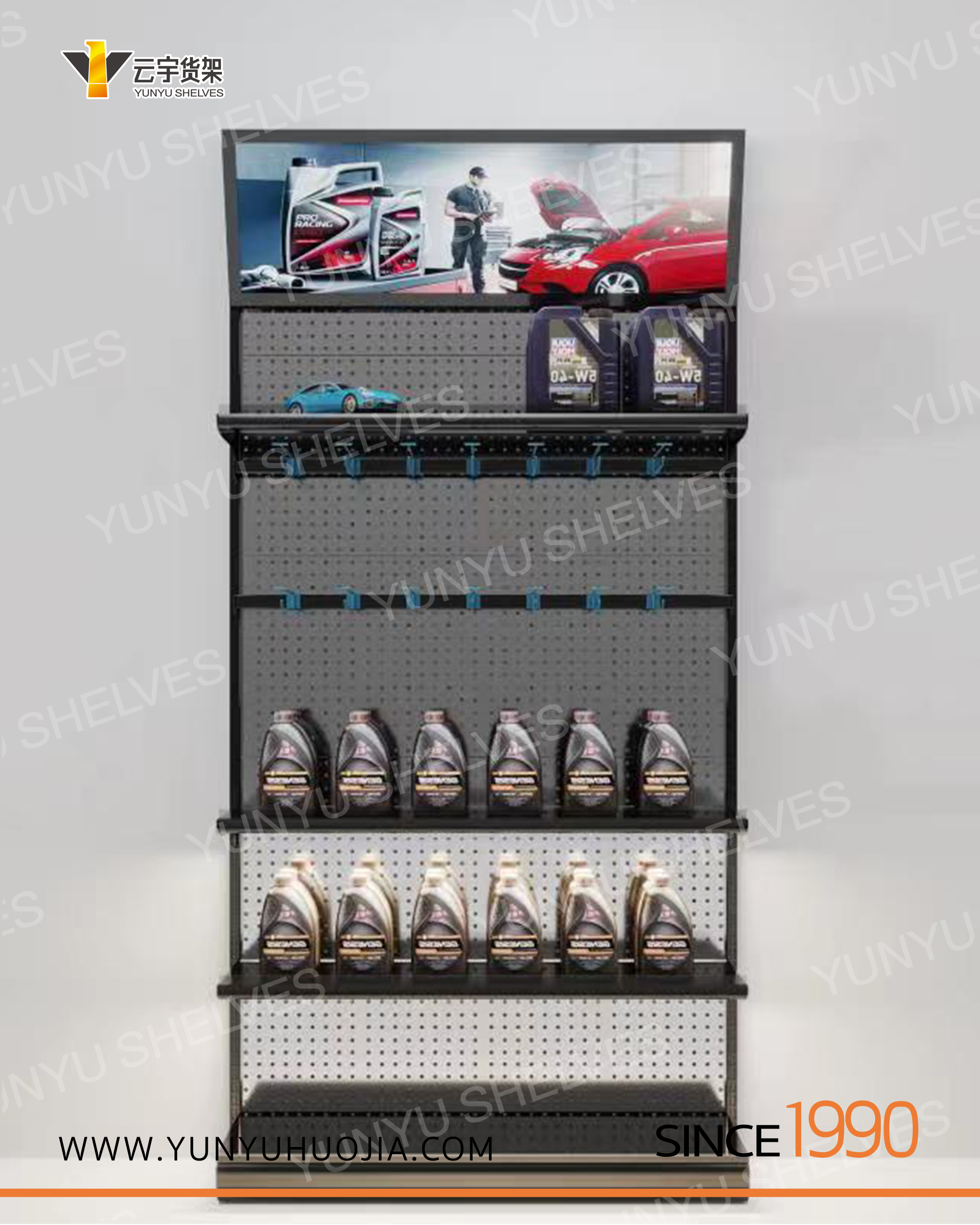 YYI-11 專業(yè)汽車機油貨架
