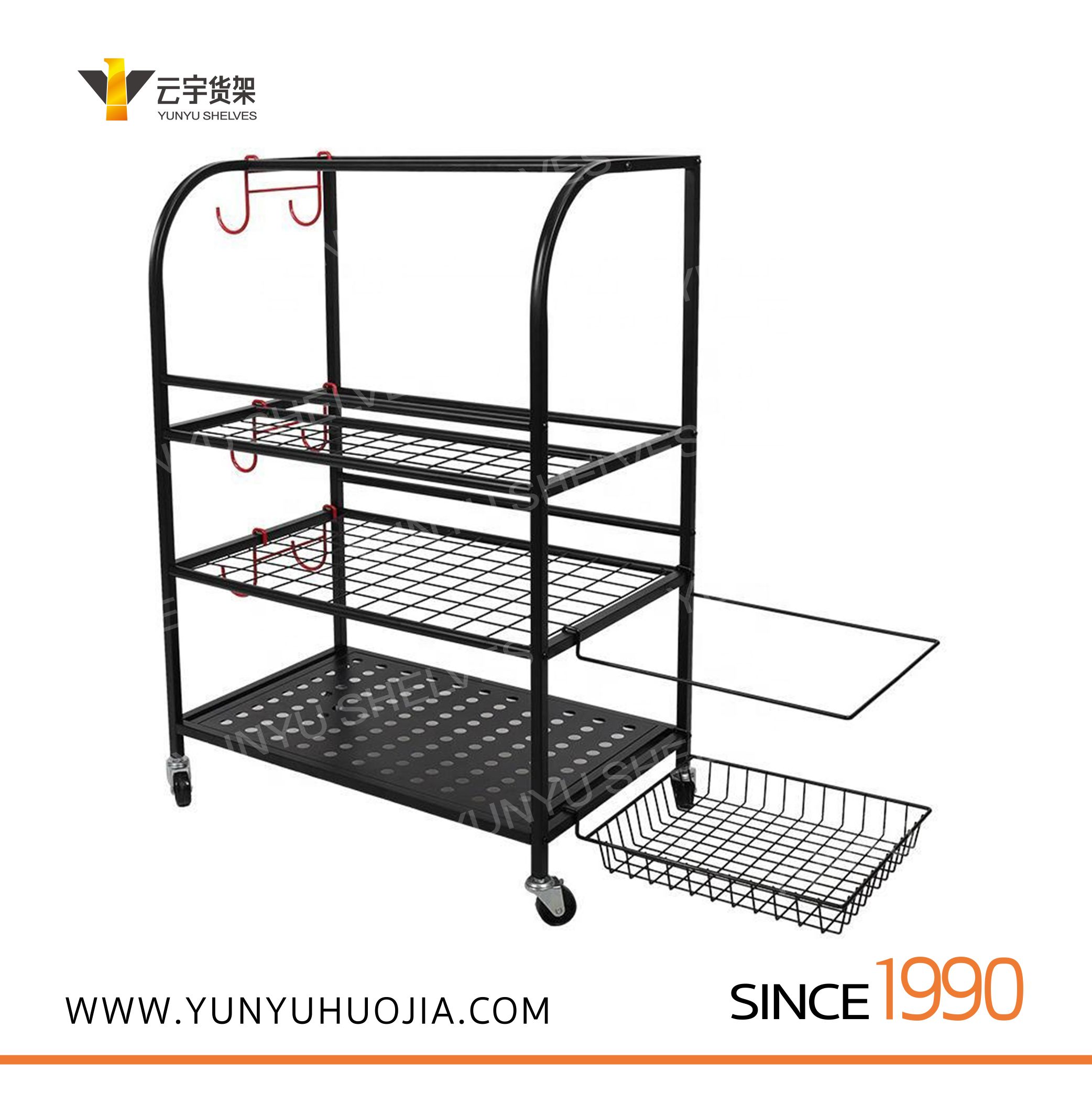 YYC-027 金屬瑜伽墊存放架 多功能展示架